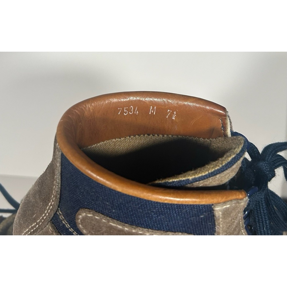 VTG Vasque Skywalk Hiking Boots 7534 Gore-Tex Women Sz 7.5 Tan Navy Gorpcore - Picture 6 of 9